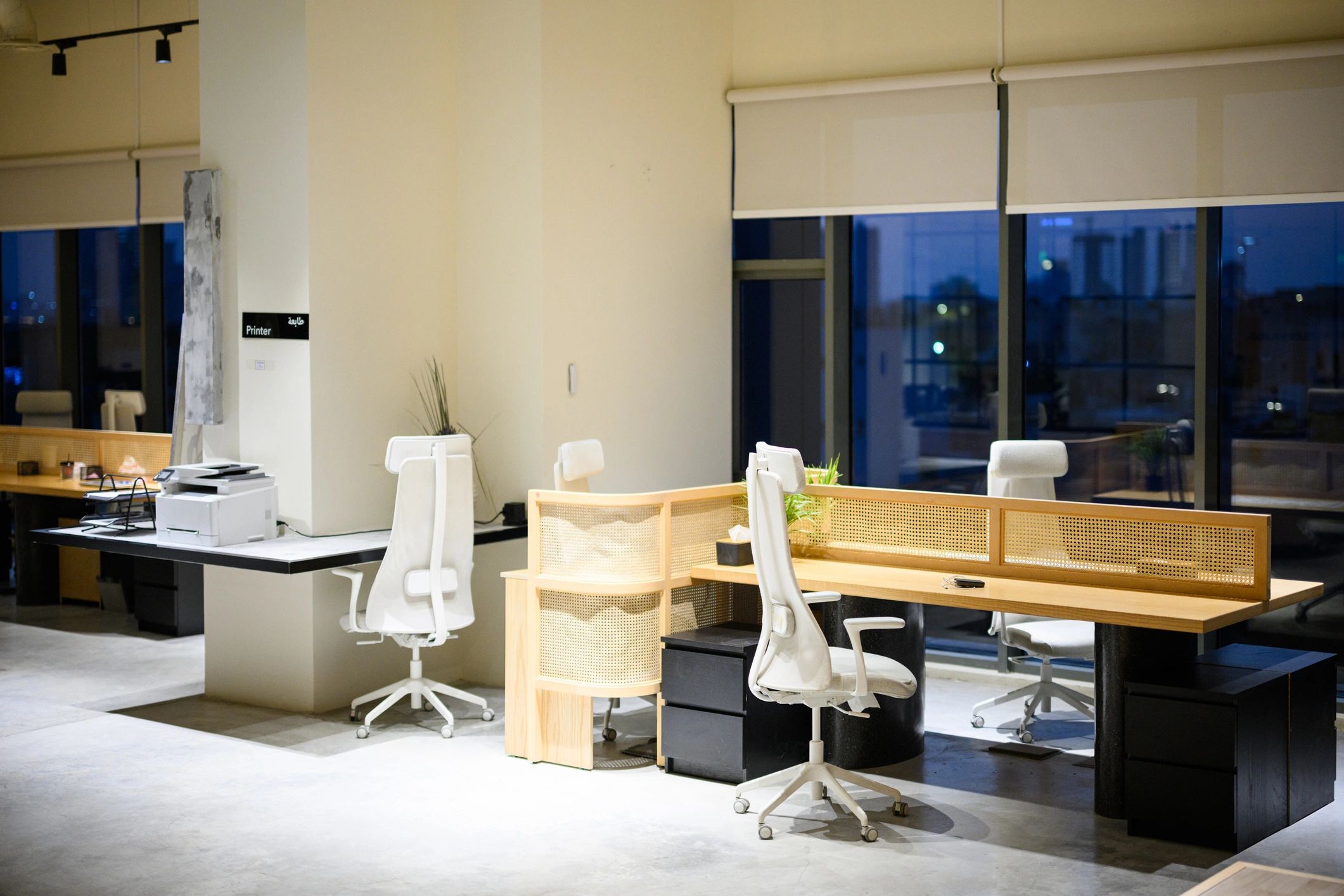 Modern commercial interior representing professional electrical service coverage