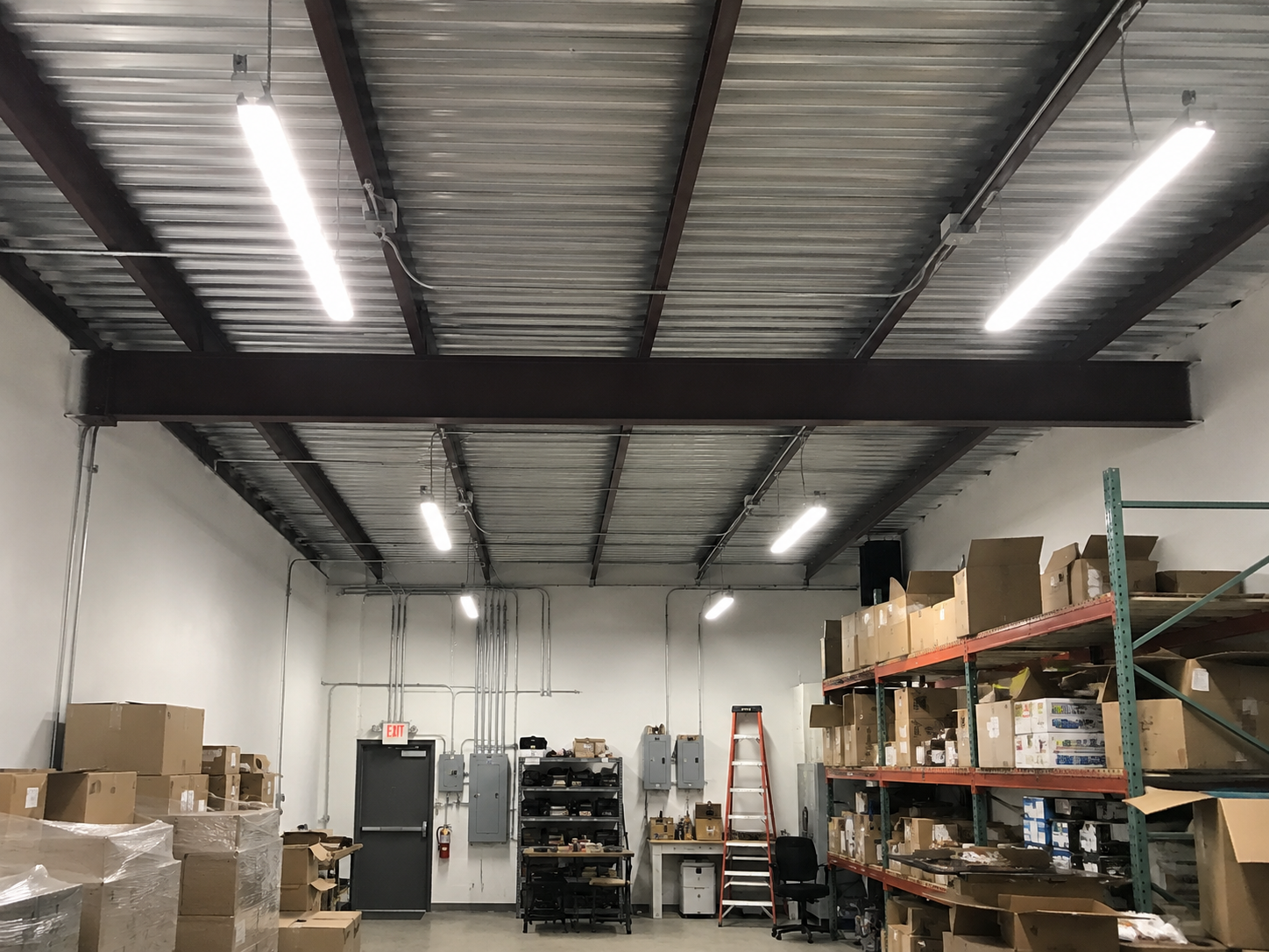 Warehouse electrical services installation